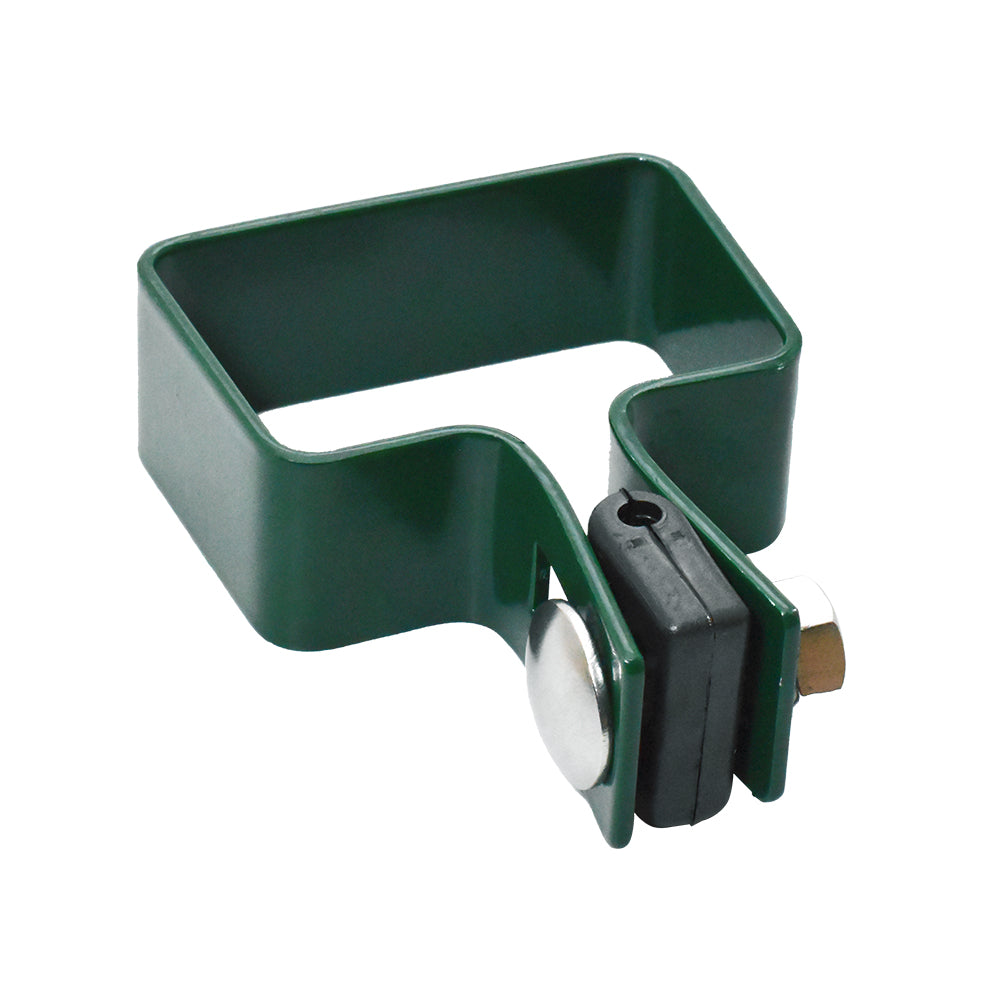Collier de terminaison pour poteau ZnPVC 60x40mm vert