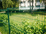 Welded panel fence ZnPVC 2500x1530x4mm green