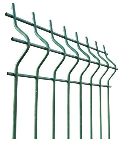 Welded panel fence ZnPVC 2500x1600x5mm green