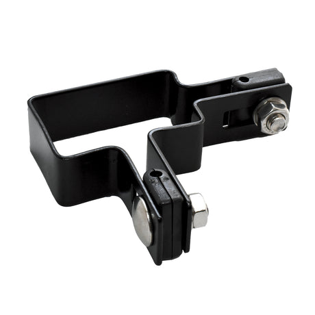 Support d'angle pour poteau ZnPVC 60x40mm noir M