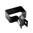 Endklemme für Pfosten ZnPVC 60x40mm schwarz M