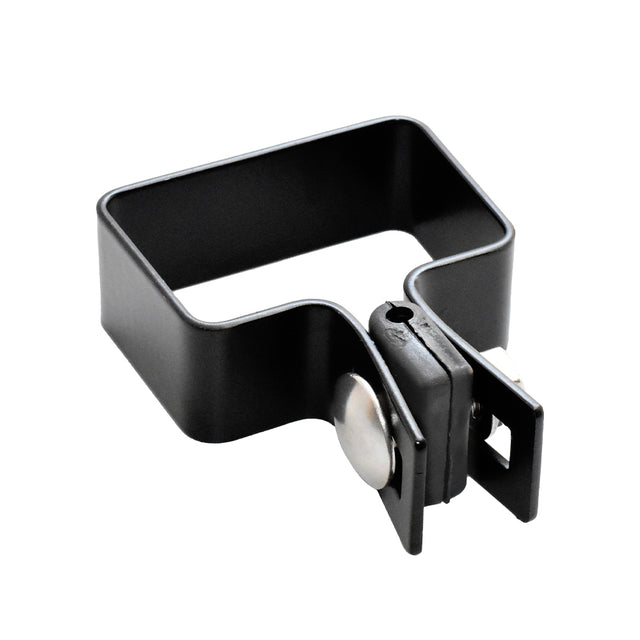 Endklemme für Pfosten ZnPVC 60x40mm schwarz M