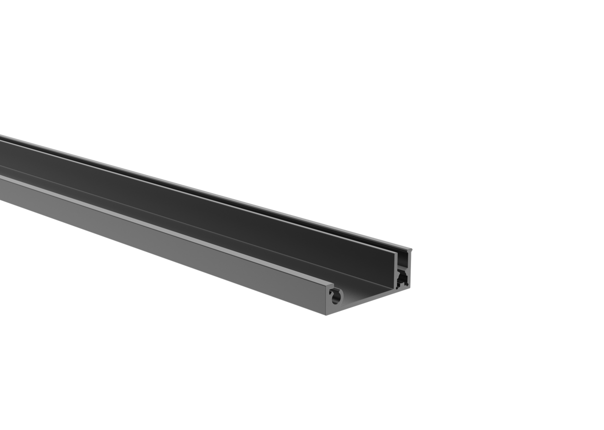 Aluminum fence adapter for fillings - 6000mm cover strip