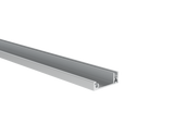 Click-lock Aluminium Zaunadapter - Abdeckleiste für Füllungen - 6000 mm Natur