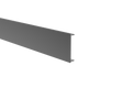 Click – lock Abdeckleiste für Zaunprofil 70x70 und U-Adapter des Zaun- und Fassadensystems, 41 x 9-2 m - Anthrazit