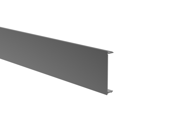Click – lock Abdeckleiste für Zaunprofil 70x70 und U-Adapter des Zaun- und Fassadensystems, 41 x 9-2 m - Anthrazit