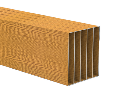 Aluminium-Zaunfüllung 20x120x1,4 - 5x6,0m - Holzdekor HELLE EICHE W02