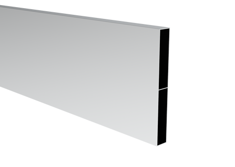 Remplissage de clôture en aluminium 20 x 160 x 1,3 - 6,0 m - Naturel, surface - 2eme classe