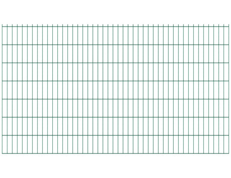 Welded panel fence N2D 2490x1430mm D5/4/5mm, green