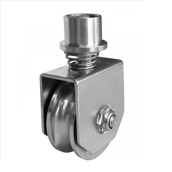 Rotatable wheel with spring -U, D60