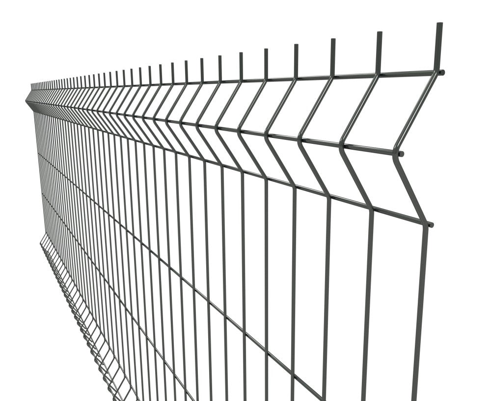 Geschweißtes Zaunfeld 3D ZnPVC 2500x1030x4mm anthrazit