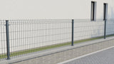 Geschweißtes Zaunfeld 3D ZnPVC 2500x1030x4mm anthrazit