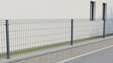 Welded fence panel 3D ZnPVC 2500x1030x4mm anthracite