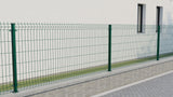 Welded panel fence ZnPVC 2500x1230x4mm green