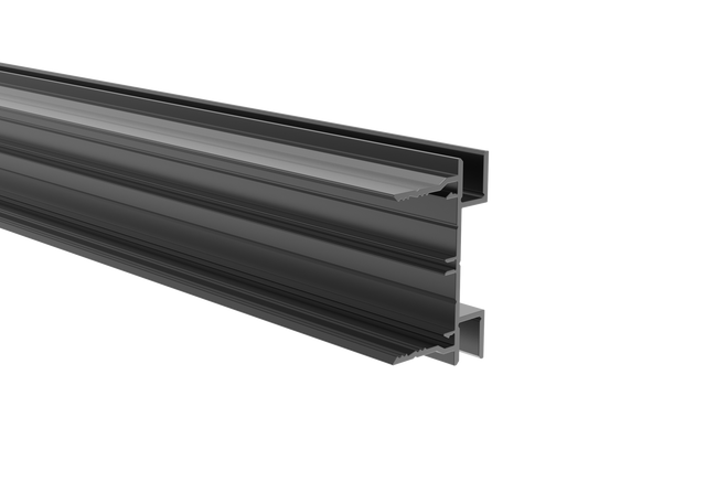 Aluminum fence adapter for 40mm fillings - 6000mm