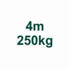 Set 4m/250kg