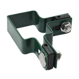 Support d'angle pour poteau ZnPVC 60x40mm vert