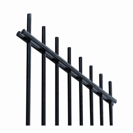 Welded fence panel N2D 2500x830mm D5/4/5mm anthracite