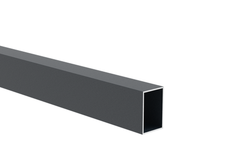 Barriere de remplissage en aluminium 40x60x2 - 6000mm RAL7016