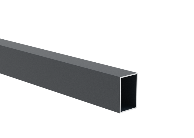 Aluminium Zaunsprofil 40x60x2 - 6000mm RAL7016