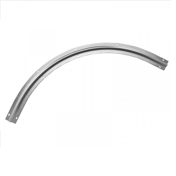 Bottom guiding rail - U profile, curved 90 degrees