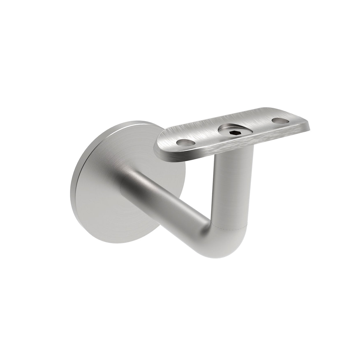 Wall-mounted handrail bracket - flange