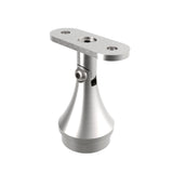 Handrail bracket AISI304, 40x40x2/d42,4x2/H67mm