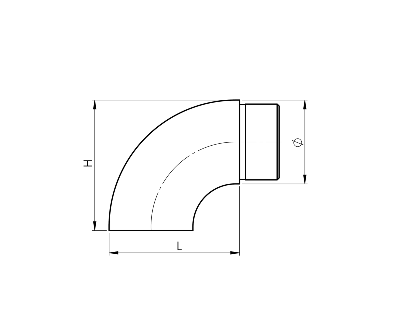 End cap - bracket finish