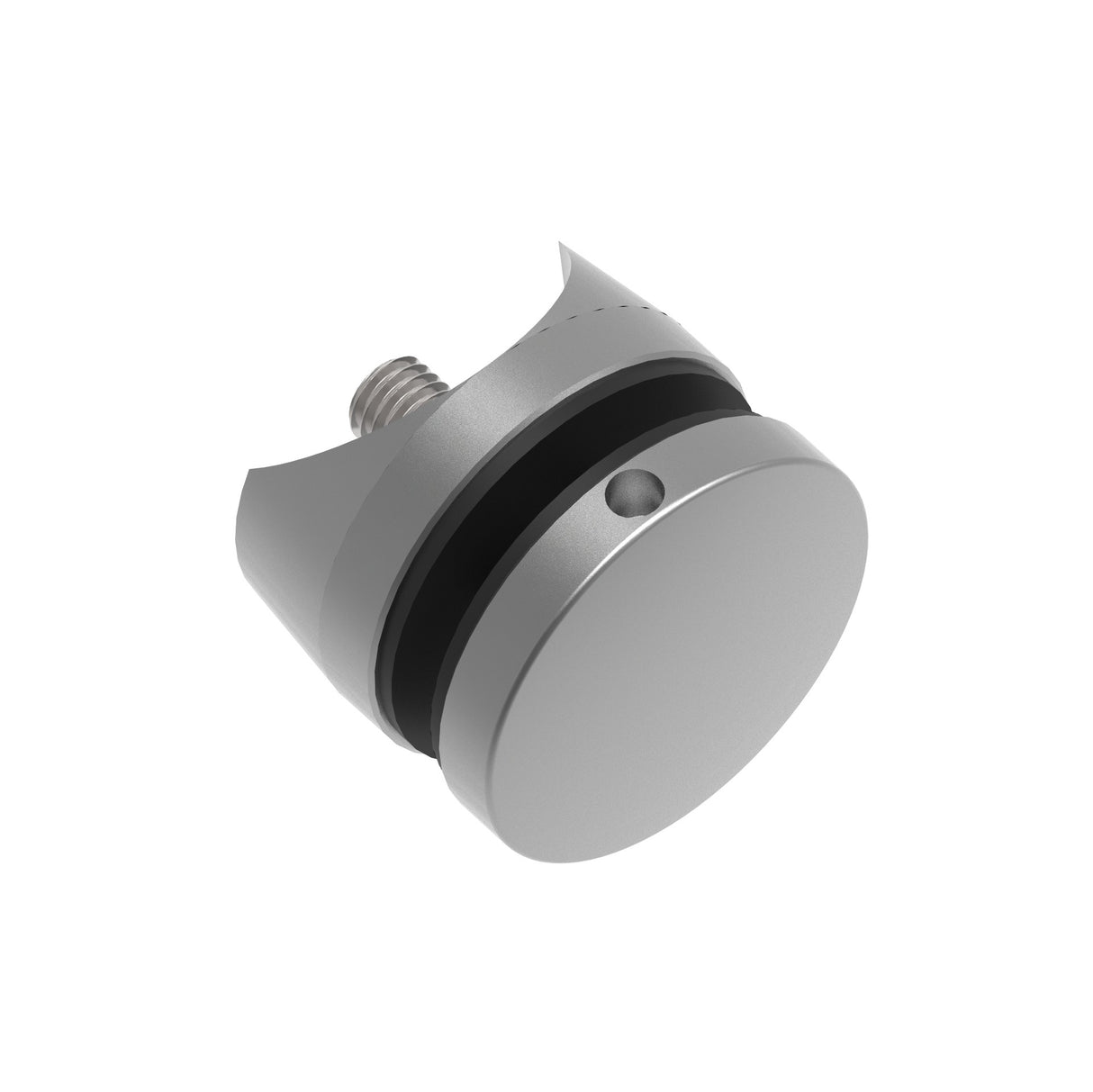 Glashalter Modell 48 AISI304, D42,4x2/D70/H10/T8-1