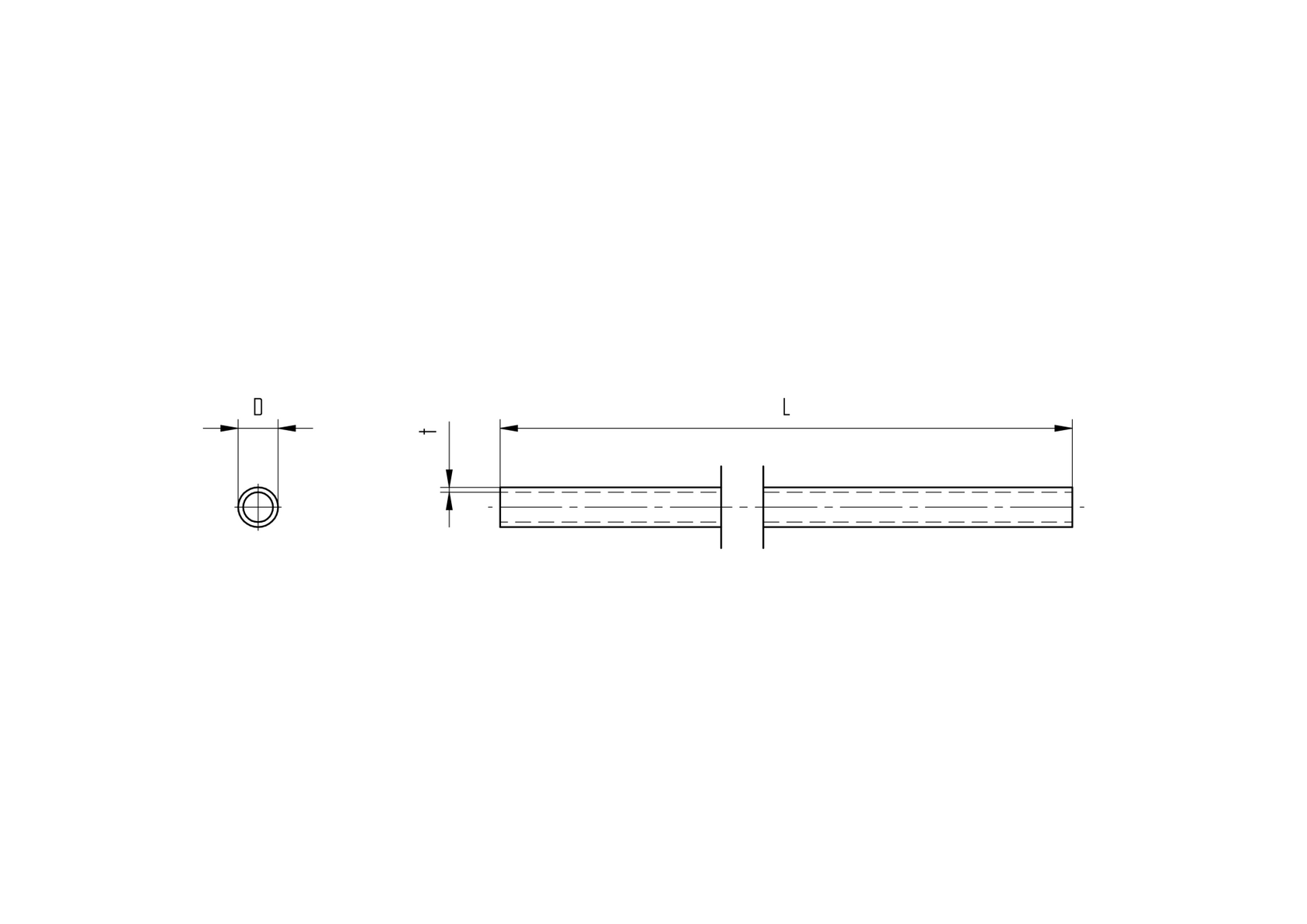 Pipe, sutured