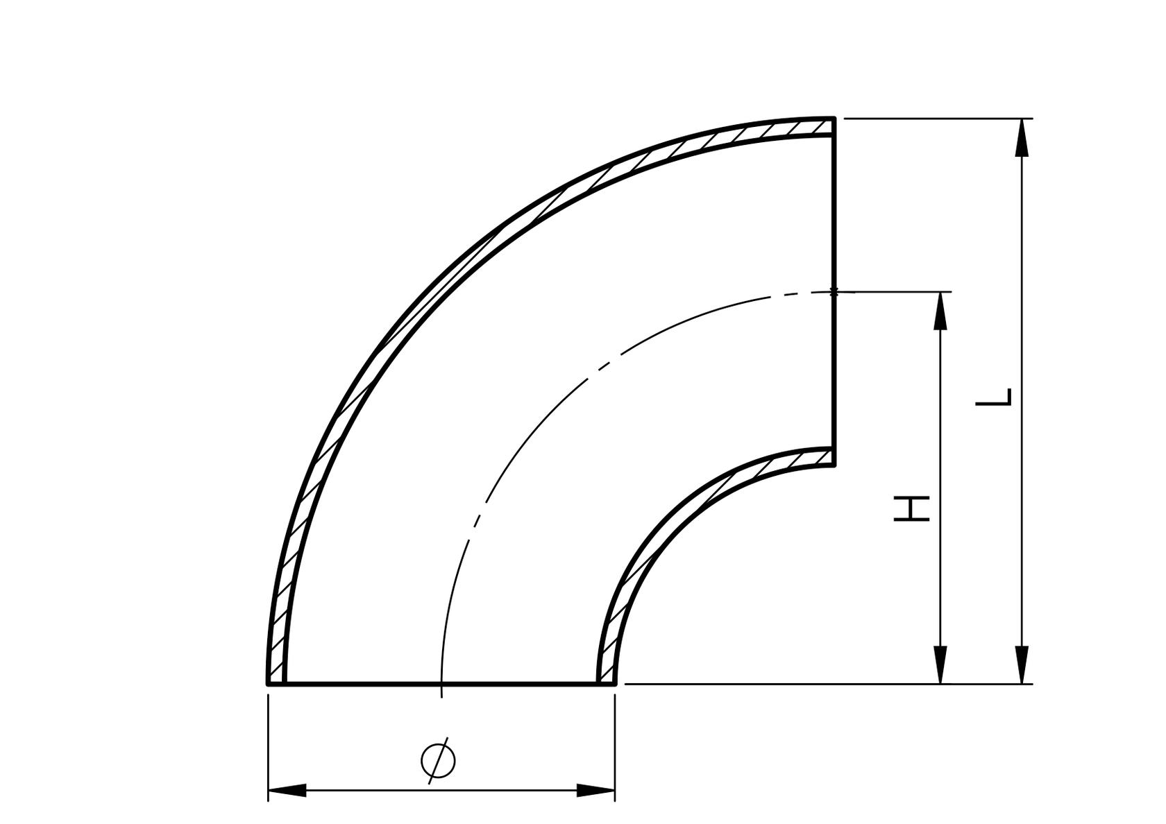Flush angle