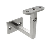 Wall mount handrail bracket-adjustable