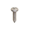 Pan head chipboard screw, full thread, stainless steel