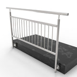 Vertical railing BR AISI304, D42,4/d12mm/h1000/L20