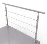 Cable railing AISI304, AISI304, D42,4/4xd5/H900/L1