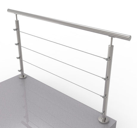 Cable railing AISI304, AISI304, D42,4/4xd5/H900/L1