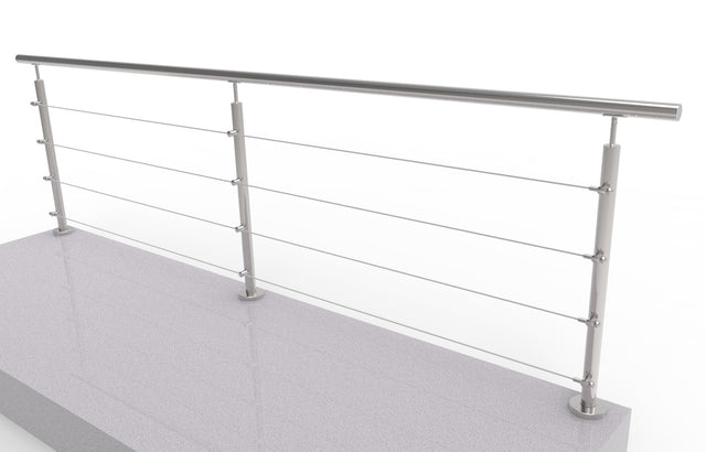 Cable railing AISI304, AISI304, D42,4/4xd5/H900/L3