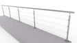 Cable railing AISI304, AISI304, D42,4/4xd5/H900/L6