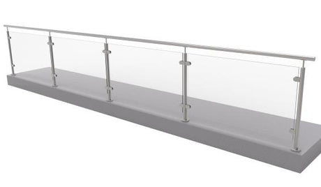 Glasgeländer, 5350x1000mm