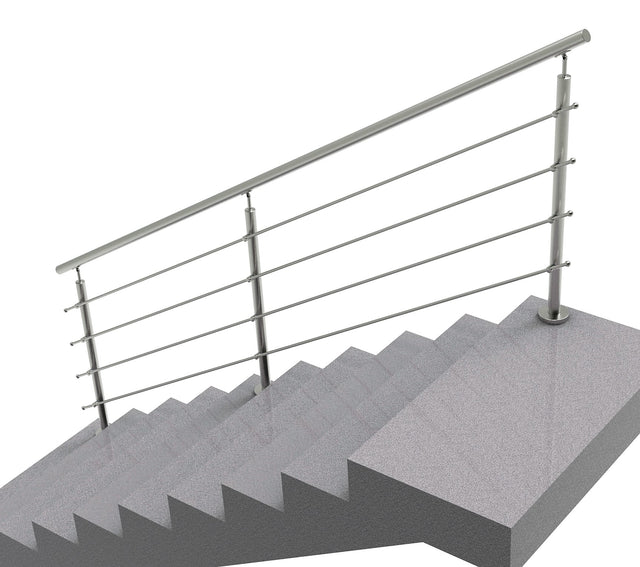 Railing AISI304-polished, VR STAIRS AISI304, D42,4