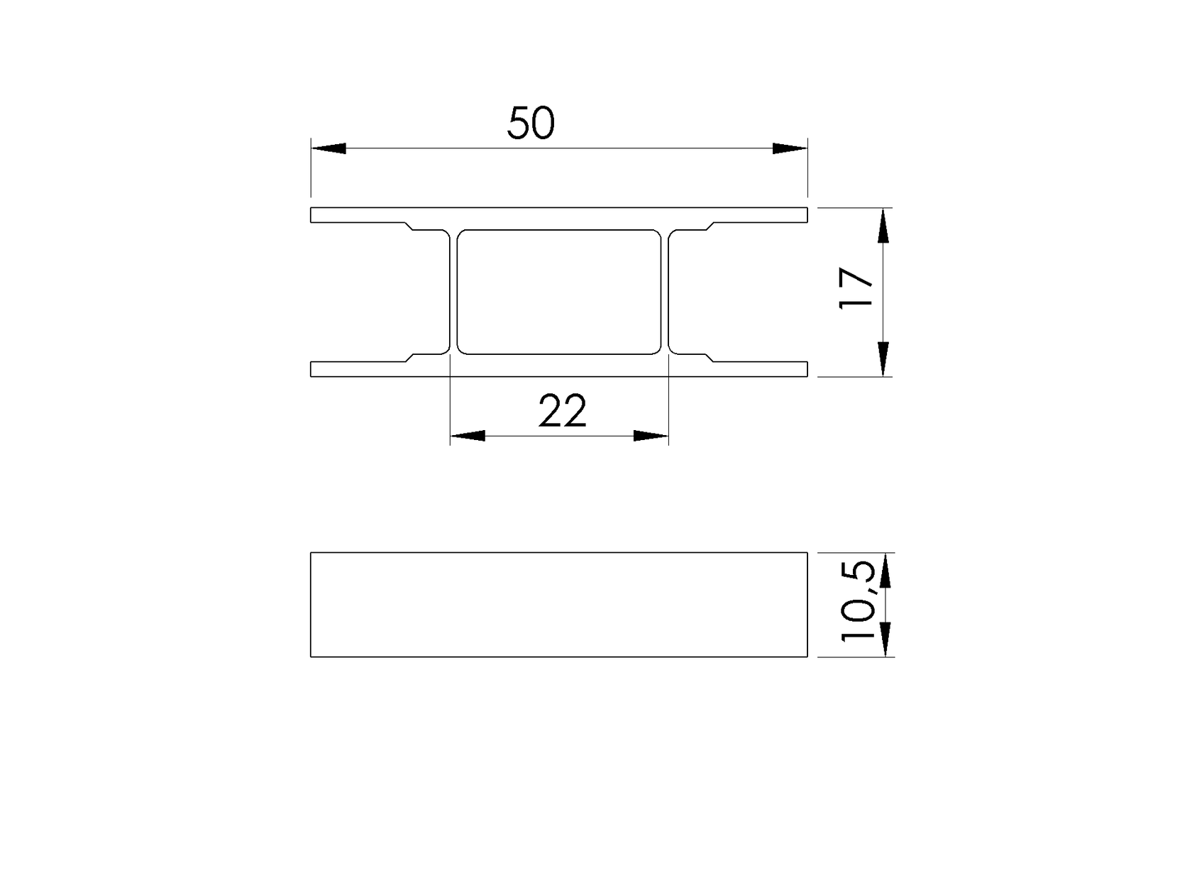 Rubber inlay for glass clamp