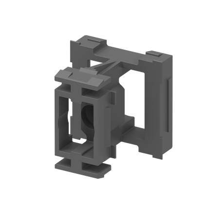 Click-Lock Verbindung für Fassadensystem mit Lamellen, 45 x 25 - 20 - Anthrazit RAL 7016, 50Stk.