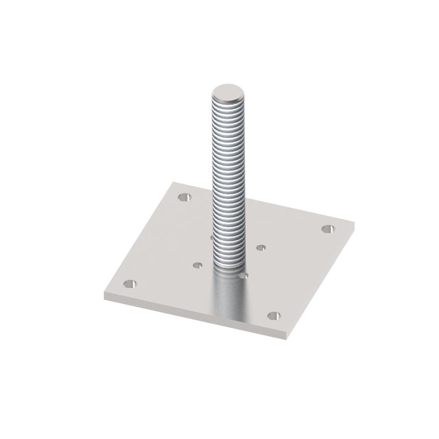 Upper anchoring for wooden poles 95x95x5