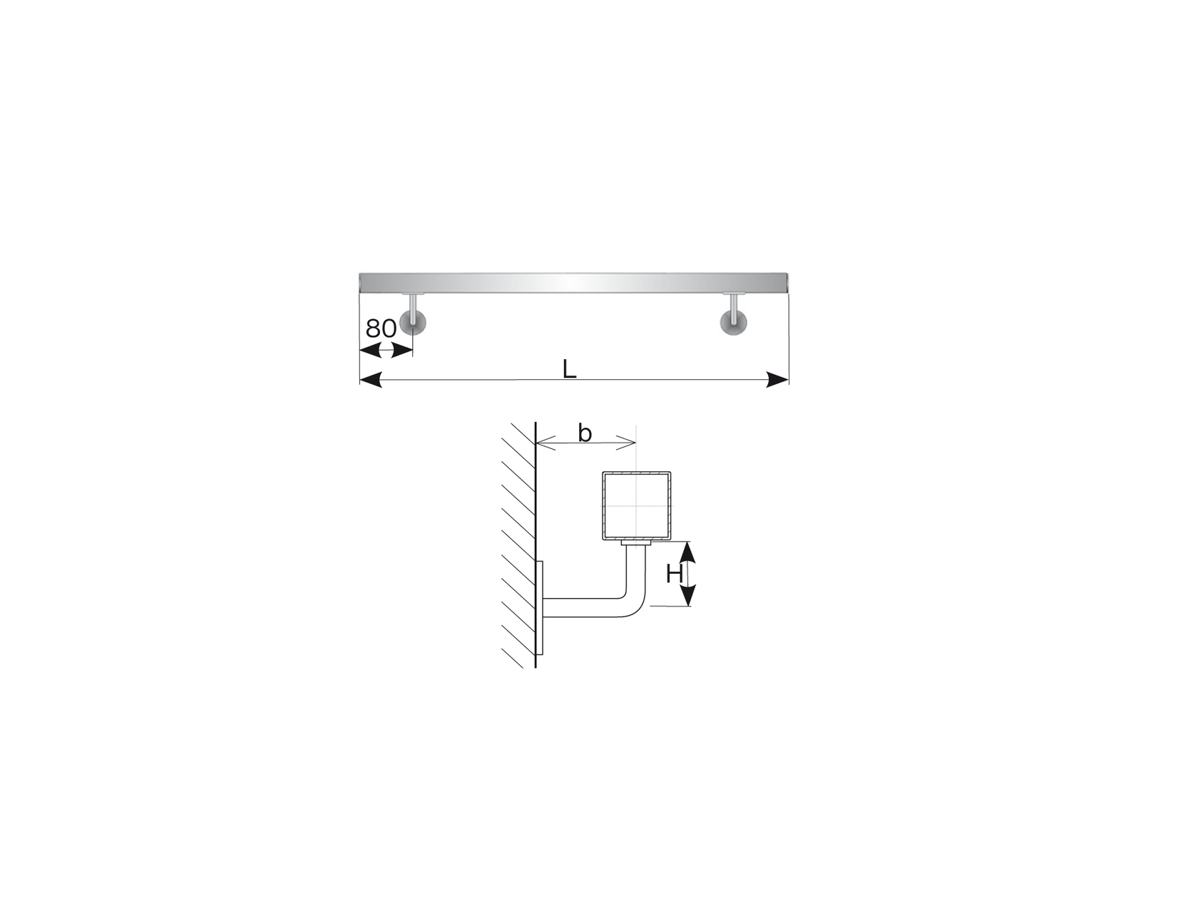 Madlo AISI304, 40x40mm/L6000mm