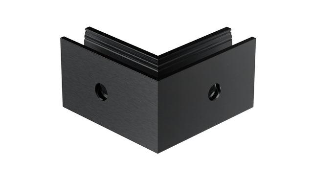 AL profile, side mounting, 90°conector