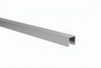 Glazing profile U AL 20x20x2mm for 10–12mm glass, anodised