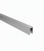 Verglasungsprofil U AL 20x40x2mm für Glass t10-12mm eloxiert