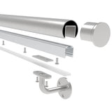 Aluminium profile for LED handrail