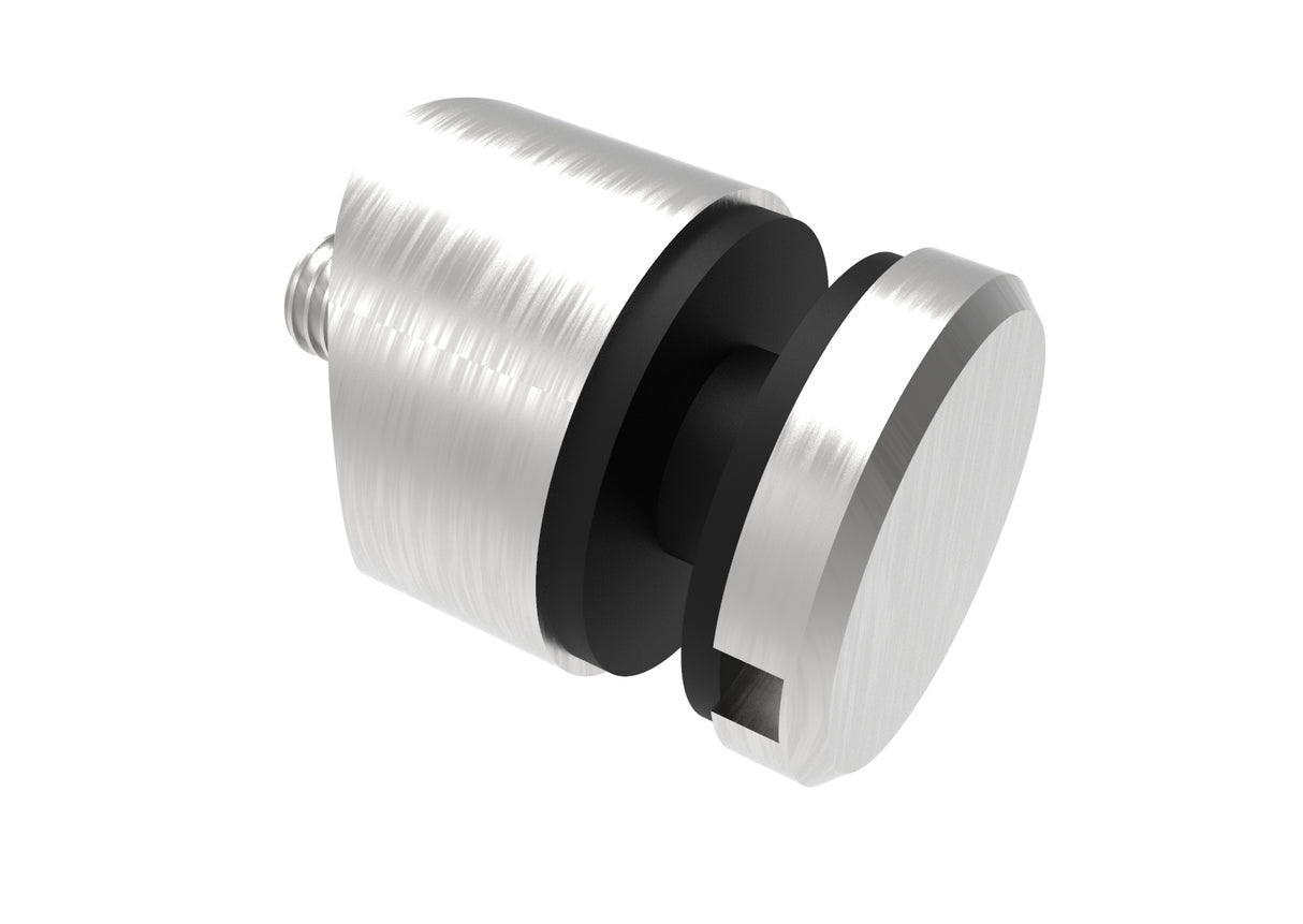 Glass holder AISI316, D42,4x2/D30/H15/T6-16/M8mm