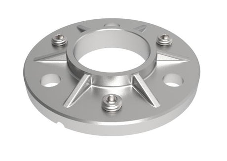 Flange adjustable